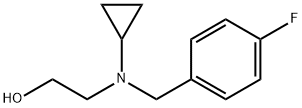 2-[Cyclopropyl-(4-fluoro-benzyl)-aMino]-ethanol Struktur