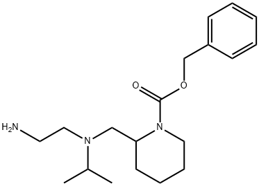 2-{[(2-AMino-ethyl)-isopropyl-aMino]-Methyl}-piperidine-1-carboxylic acid benzyl ester Struktur