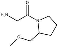 2-AMino-1-(2-MethoxyMethyl-pyrrolidin-1-yl)-ethanone Struktur