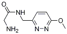 2-AMino-N-(6-Methoxy-pyridazin-3-ylMethyl)-acetaMide Struktur