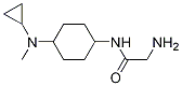 2-AMino-N-[4-(cyclopropyl-Methyl-aMino)-cyclohexyl]-acetaMide Struktur