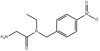 2-AMino-N-ethyl-N-(4-nitro-benzyl)-acetaMide Struktur