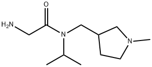 2-AMino-N-isopropyl-N-(1-Methyl-pyrrolidin-3-ylMethyl)-acetaMide Struktur