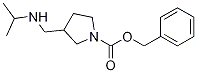 3-(IsopropylaMino-Methyl)-pyrrolidine-1-carboxylic acid benzyl ester Struktur