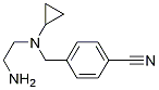 4-{[(2-AMino-ethyl)-cyclopropyl-aMino]-Methyl}-benzonitrile Struktur