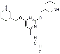 4-Methyl-2,6-bis(piperidin-3-ylMethoxy)pyriMidine dihydrochloride Struktur