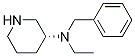 Benzyl-ethyl-(R)-piperidin-3-yl-aMine Struktur