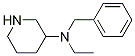 Benzyl-ethyl-piperidin-3-yl-aMine Struktur