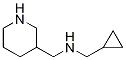 Cyclopropyl-Methyl-piperidin-3-ylMethyl-aMine Struktur