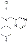 Methyl-piperidin-4-yl-(1-pyrazin-2-yl-ethyl)-aMine hydrochloride Struktur