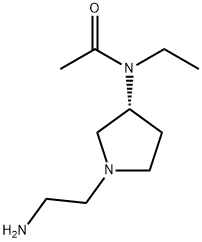 N-[(R)-1-(2-AMino-ethyl)-pyrrolidin-3-yl]-N-ethyl-acetaMide Struktur