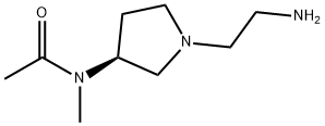 N-[(S)-1-(2-AMino-ethyl)-pyrrolidin-3-yl]-N-Methyl-acetaMide Struktur