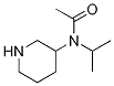 N-Isopropyl-N-piperidin-3-yl-acetaMide Struktur