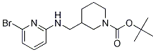 3-[(6-Bromo-pyridin-2-ylamino)-methyl]-piperidine-1-carboxylic acid tert-butyl ester Struktur