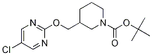 3-(5-Chloro-pyrimidin-2-yloxymethyl)-piperidine-1-carboxylic acid tert-butyl ester Struktur