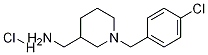 [1-(4-Chloro-benzyl)-piperidin-3-yl]-methyl-amine hydrochloride Struktur