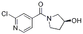 (2-Chloro-pyridin-4-yl)-((S)-3-hydroxy-pyrrolidin-1-yl)-Methanone Struktur