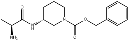 (R)-3-((S)-2-AMino-propionylaMino)-piperidine-1-carboxylic acid benzyl ester Struktur