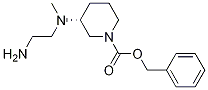 (R)-3-[(2-AMino-ethyl)-Methyl-aMino]-piperidine-1-carboxylic acid benzyl ester Struktur