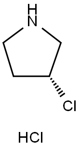 (R)-3-Chloro-pyrrolidine hydrochloride Struktur