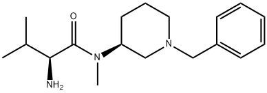 (S)-2-AMino-N-((S)-1-benzyl-piperidin-3-yl)-3,N-diMethyl-butyraMide Struktur