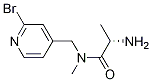 (S)-2-AMino-N-(2-broMo-pyridin-4-ylMethyl)-N-Methyl-propionaMide Struktur