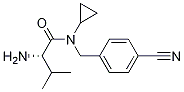 (S)-2-AMino-N-(4-cyano-benzyl)-N-cyclopropyl-3-Methyl-butyraMide Struktur