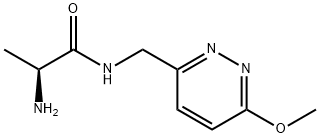 (S)-2-AMino-N-(6-Methoxy-pyridazin-3-ylMethyl)-propionaMide Struktur