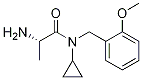 (S)-2-AMino-N-cyclopropyl-N-(2-Methoxy-benzyl)-propionaMide Struktur