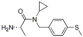 (S)-2-AMino-N-cyclopropyl-N-(4-Methylsulfanyl-benzyl)-propionaMide Struktur