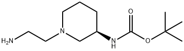 [(R)-1-(2-AMino-ethyl)-piperidin-3-yl]-carbaMic acid tert-butyl ester Struktur