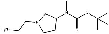 [1-(2-AMino-ethyl)-pyrrolidin-3-yl]-Methyl-carbaMic acid tert-butyl ester Struktur