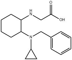 [2-(Benzyl-cyclopropyl-aMino)-cyclohexylaMino]-acetic acid Struktur