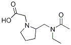 {2-[(Acetyl-ethyl-aMino)-Methyl]-pyrrolidin-1-yl}-acetic acid Struktur