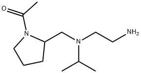 1-(2-{[(2-AMino-ethyl)-isopropyl-aMino]-Methyl}-pyrrolidin-1-yl)-ethanone Struktur