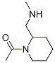 1-(2-MethylaMinoMethyl-piperidin-1-yl)-ethanone Struktur