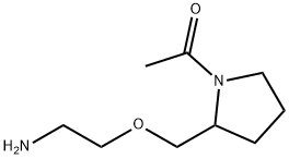 1-[2-(2-AMino-ethoxyMethyl)-pyrrolidin-1-yl]-ethanone Struktur