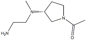 1-{(R)-3-[(2-AMino-ethyl)-Methyl-aMino]-pyrrolidin-1-yl}-ethanone Struktur