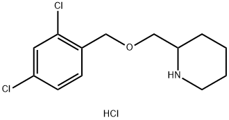 2-(2,4-Dichloro-benzyloxyMethyl)-piperidine hydrochloride Struktur