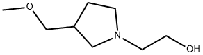 2-(3-MethoxyMethyl-pyrrolidin-1-yl)-ethanol Struktur