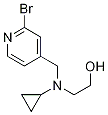 2-[(2-BroMo-pyridin-4-ylMethyl)-cyclopropyl-aMino]-ethanol Struktur