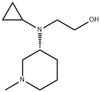 2-[Cyclopropyl-((R)-1-Methyl-piperidin-3-yl)-aMino]-ethanol Struktur