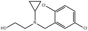 2-[Cyclopropyl-(2,5-dichloro-benzyl)-aMino]-ethanol Struktur