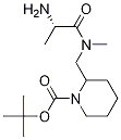 2-{[((S)-2-AMino-propionyl)-Methyl-aMino]-Methyl}-piperidine-1-carboxylic acid tert-butyl ester Struktur