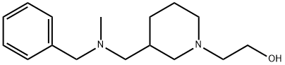 2-{3-[(Benzyl-Methyl-aMino)-Methyl]-piperidin-1-yl}-ethanol Struktur