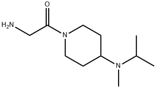 2-AMino-1-[4-(isopropyl-Methyl-aMino)-piperidin-1-yl]-ethanone Struktur