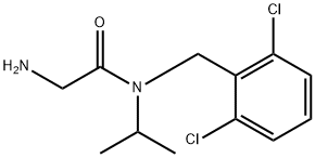 2-AMino-N-(2,6-dichloro-benzyl)-N-isopropyl-acetaMide Struktur