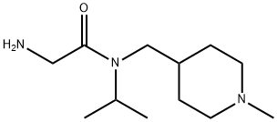 2-AMino-N-isopropyl-N-(1-Methyl-piperidin-4-ylMethyl)-acetaMide Struktur