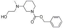 3-[(2-Hydroxy-ethyl)-Methyl-aMino]-piperidine-1-carboxylic acid benzyl ester Struktur