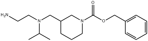 3-{[(2-AMino-ethyl)-isopropyl-aMino]-Methyl}-piperidine-1-carboxylic acid benzyl ester Struktur